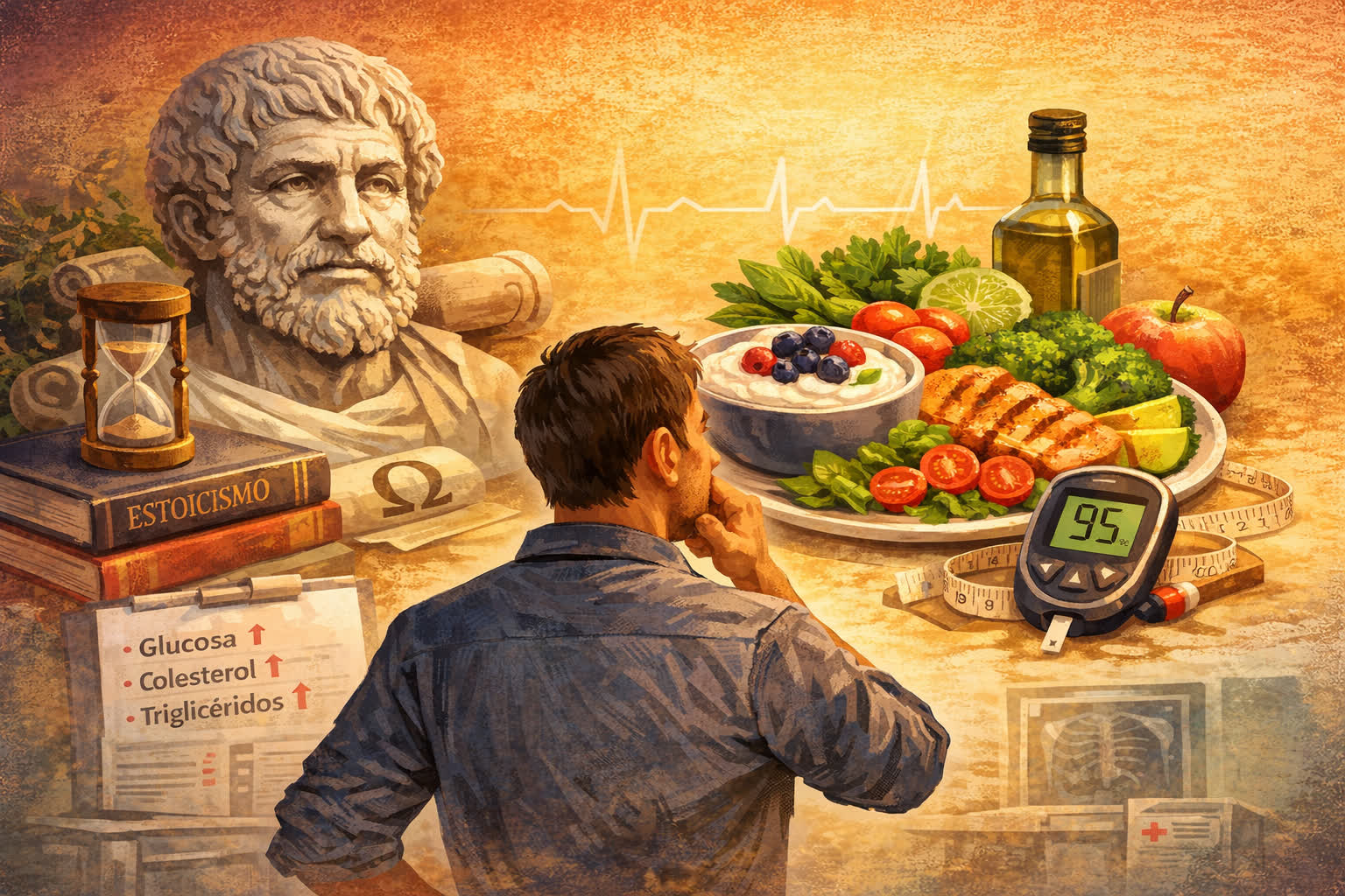 Cómo me ayudó el estoicismo a mejorar mi alimentación